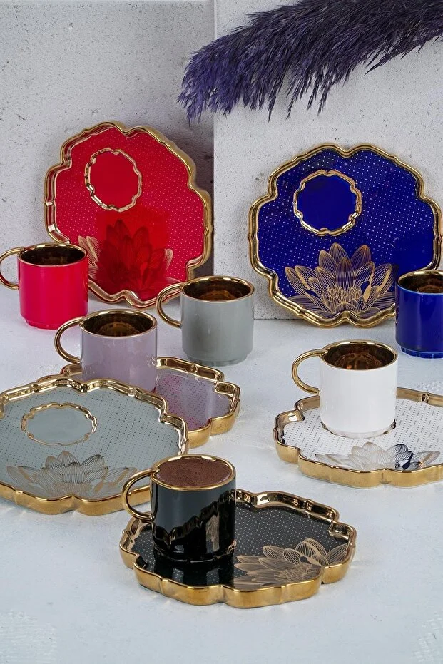 ست فنجان قهوه خوری آجار پلاس مدل Hipnos