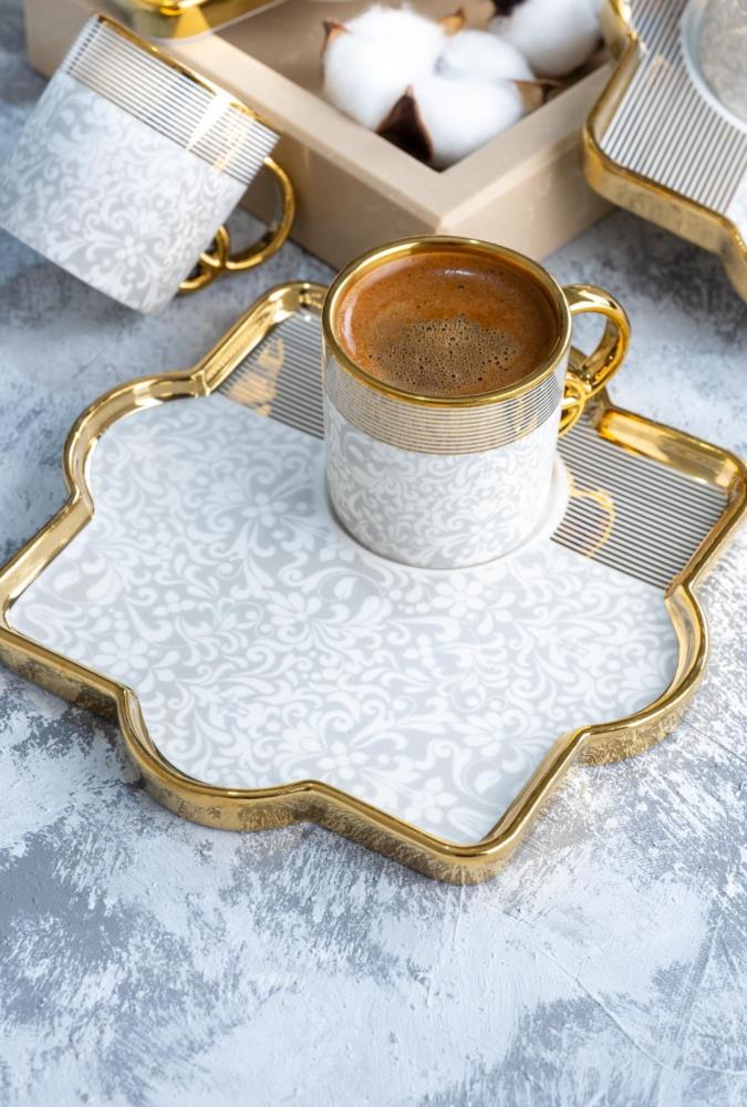 ست فنجان قهوه خوری آجار پلاس مدل Alara