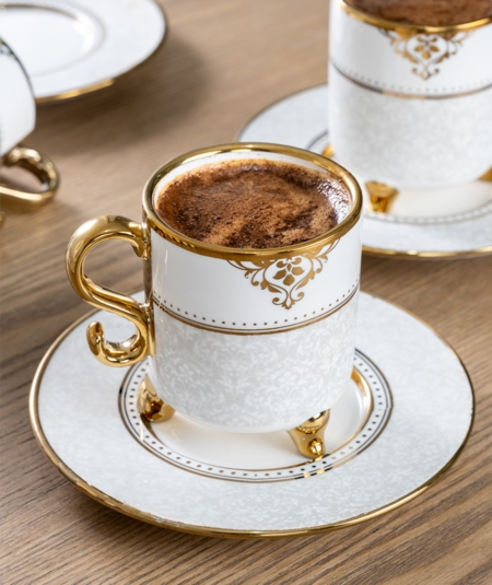 ست فنجان قهوه خوری آجار پلاس مدل Almira