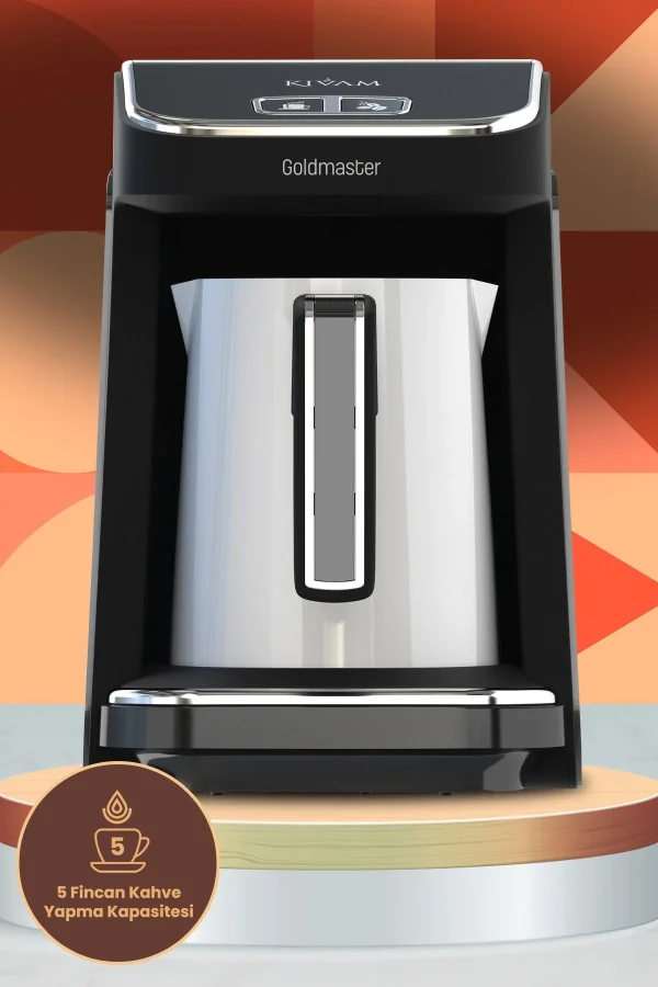 چای‌ساز قهوه ترک گلد مستر Goldmaster ProKıvam Beyaz