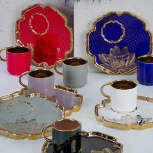 ست فنجان قهوه خوری آجار  پلاس مدل Hipnos