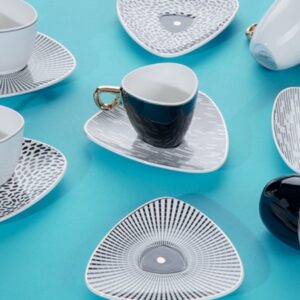 ست فنجان قهوه خوری آجار پلاس مدل Freedom