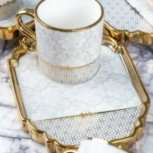 ست فنجان قهوه خوری آجار پلاس مدل Aria