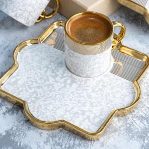 ست فنجان قهوه خوری آجار پلاس مدل Alara